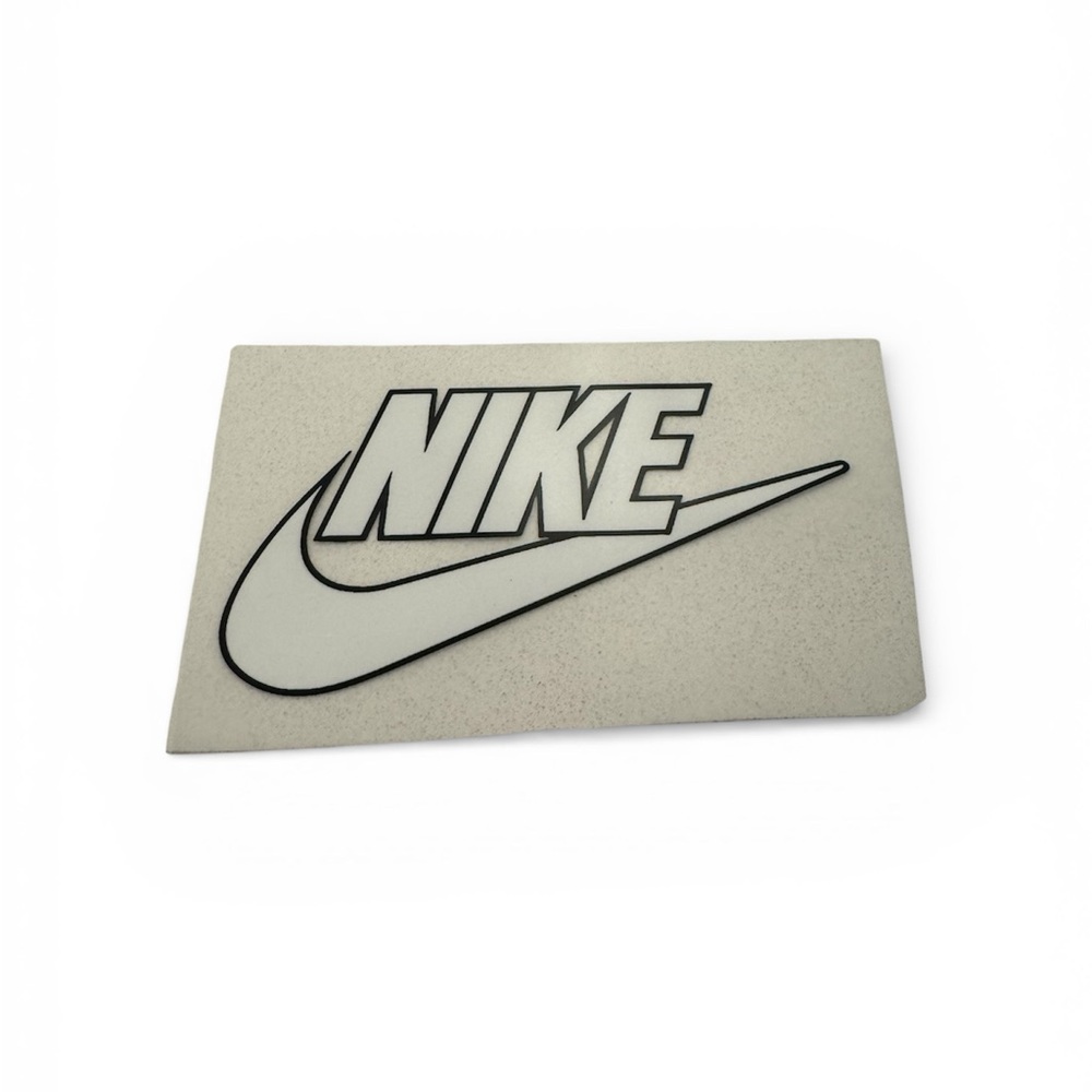 Nike White and Black Logo Decal